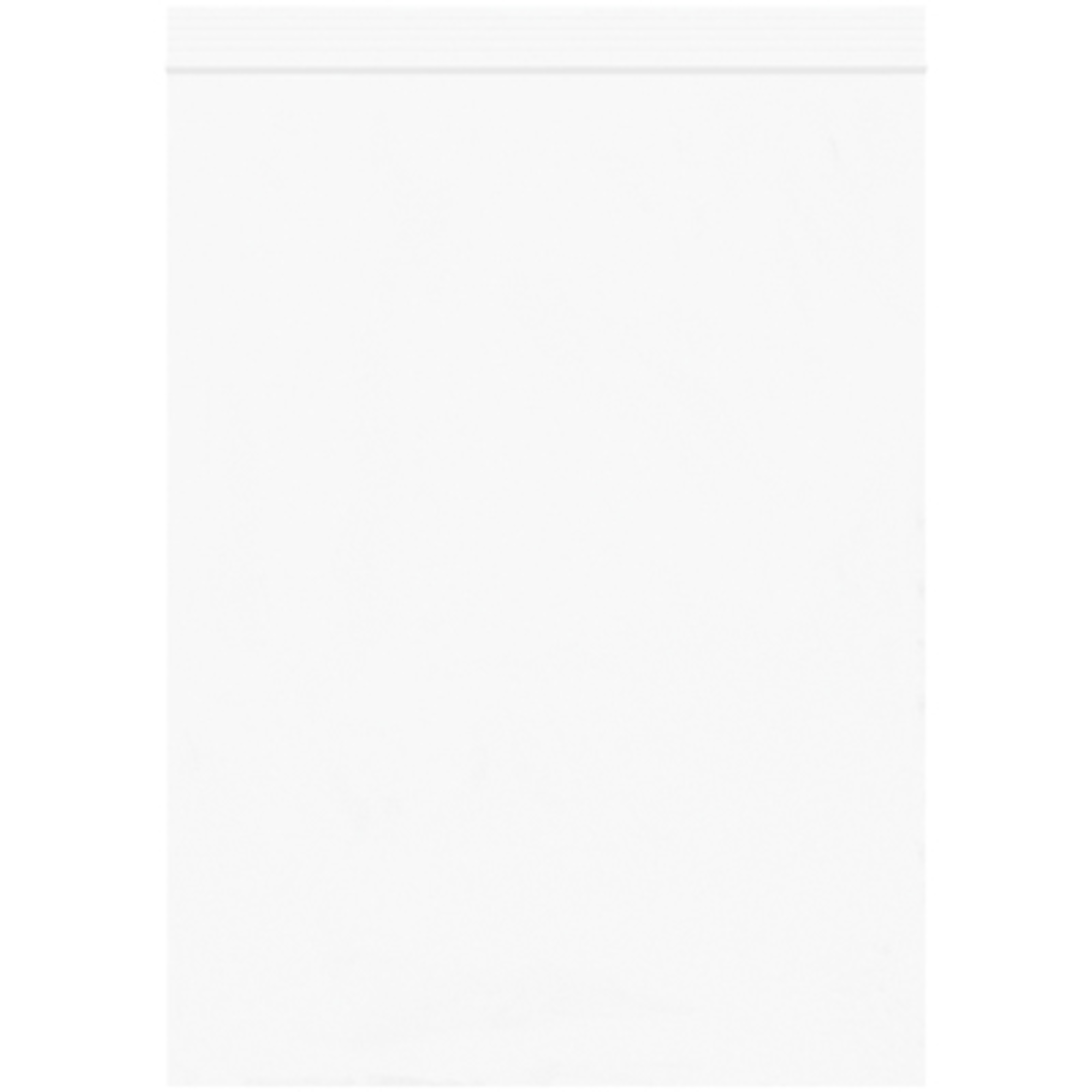 Stock Packaging Reclosable Poly Bags — 9in. x 12in., 2 Mil, White, 1000 Pcs, Model# PB3645W